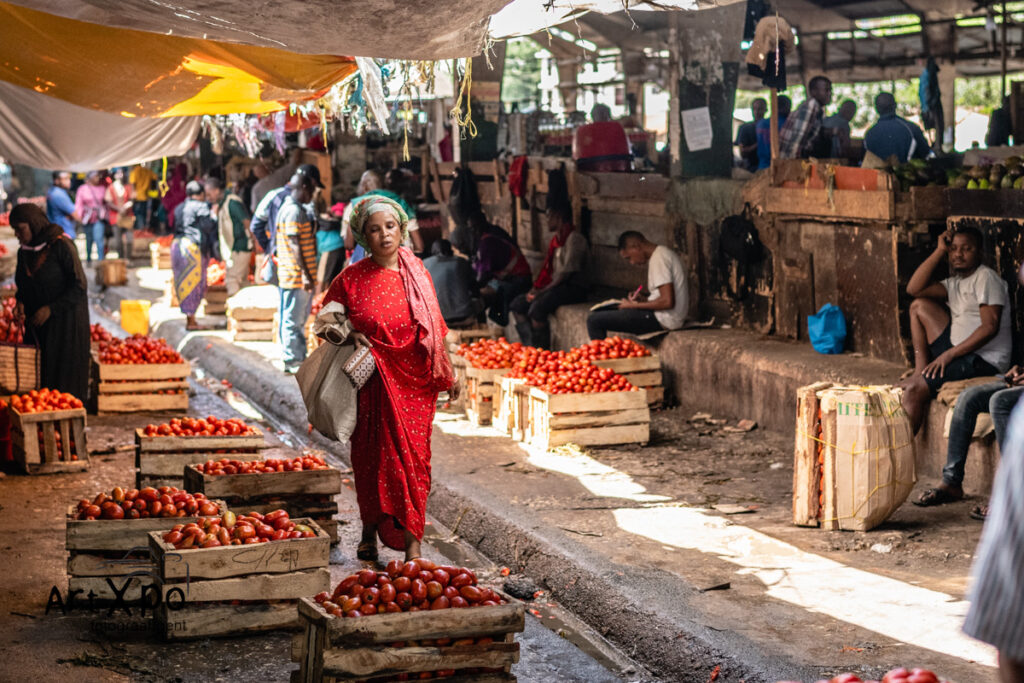 Lokale markt Dar Es Salaam